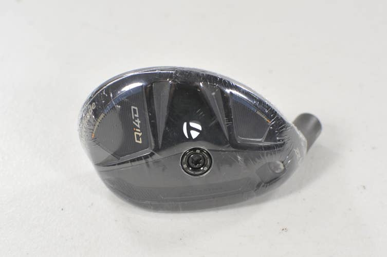LEFT HANDED TaylorMade Qi4D Rescue 4-22* Hybrid HEAD ONLY New #224721