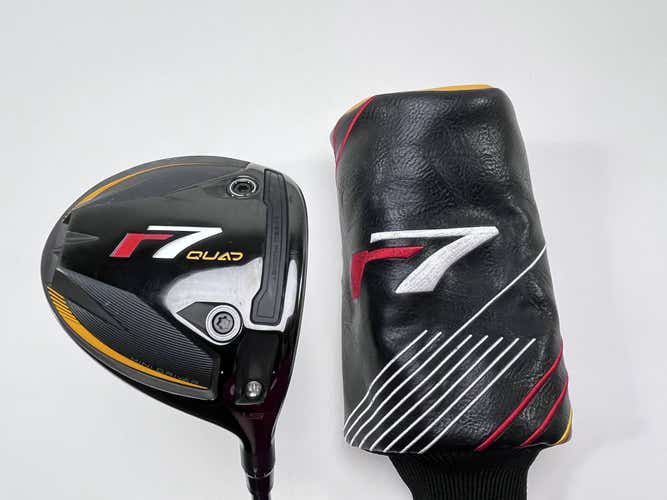 TaylorMade R7 Quad Mini Driver 11.5* EvenFlow Riptide CB 5.0 40g Senior RH HC