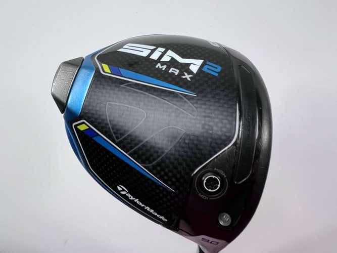 TaylorMade SIM2 MAX Driver 9* Aldila Rogue 110 MSi 3.4 60g Stiff RH