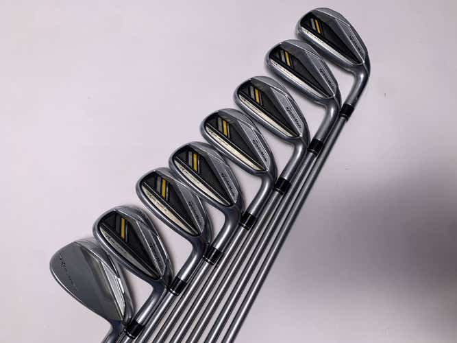 TaylorMade RocketBladez Iron Set 4-PW+AW KBS Tour C-Taper 120g Stiff RH +1/2''
