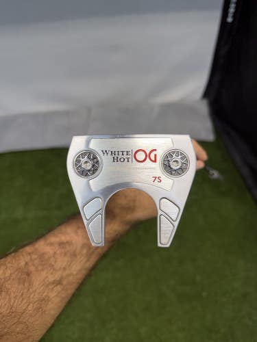 Odyssey White Hot OG 7s Putter Stroke Lab Shaft RH No HC 33.5 Inches