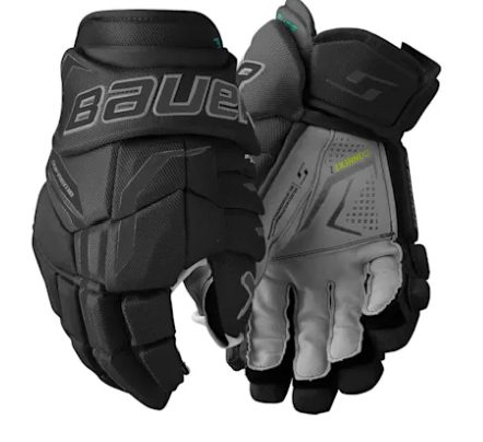 New Black Bauer Supreme Fuse 14" Gloves