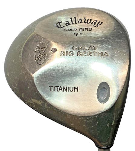 Callaway Great Big Bertha Ti War Bird Driver 9 S2H2 RH UL Stiff Graphite 44.5"