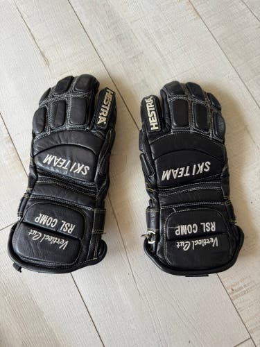 Black Adult Unisex Hestra Gloves (Used)