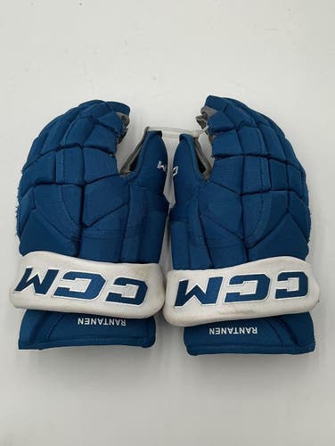 Used Rantanen Colorado Avalanche 15” CCM HG12 Gloves Pro Stock