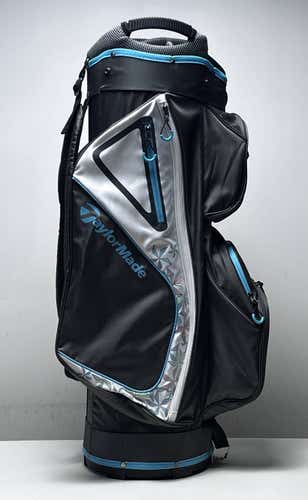TaylorMade Kalea Cart Bag Gray 14-Way Divide Single Strap Golf Bag