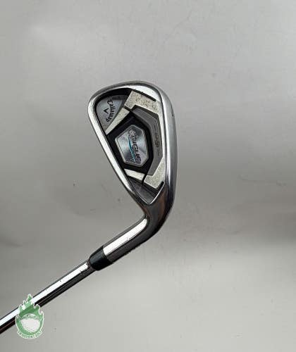 Used Right Handed Callaway Rogue CF18 7 Iron XP90 Stiff Flex Steel Golf Club
