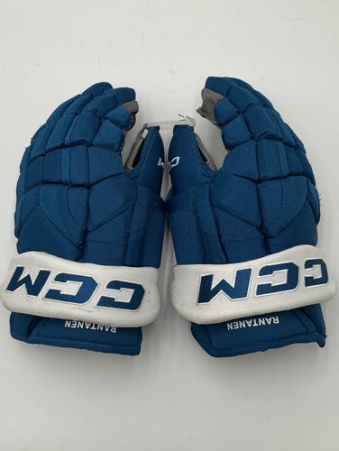 Used Rantanen Colorado Avalanche 15” CCM HG12 Gloves Pro Stock