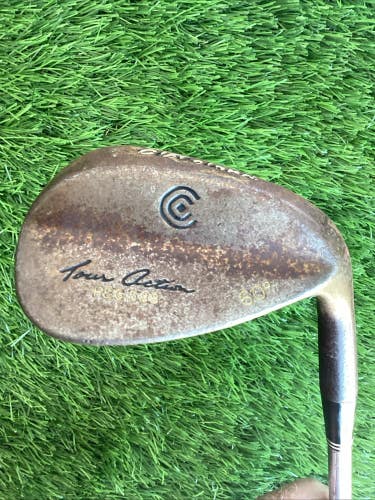Cleveland Tour Action Reg588 Raw Lob Wedge 60* LW With Stiff Steel Shaft