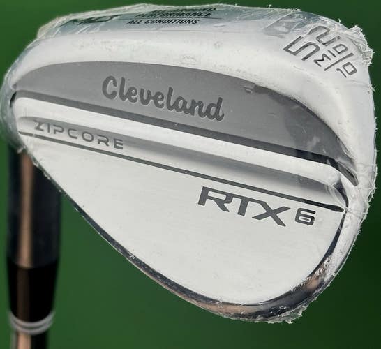 Cleveland RTX 6 Single Gap GW Wedge LEFT Hand 52-10* Steel Dynamic Gold LH NEW
