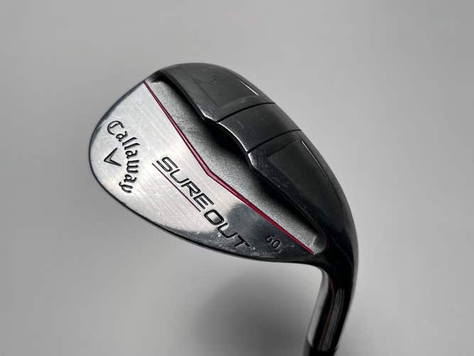 Callaway Sure Out Lob Wedge LW 60* KBS Tour Tour 90g Wedge Steel Mens RH