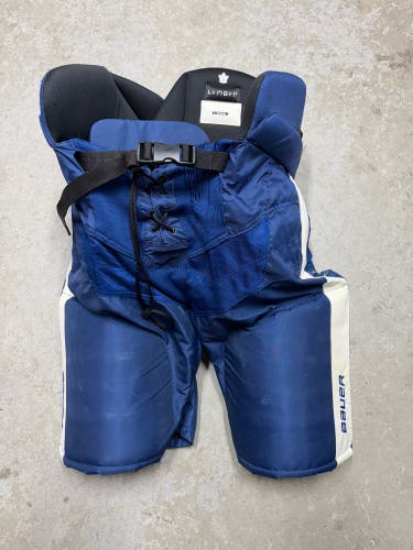SR Large+1” / G+1” Bauer Nexus Pro Lite Hockey Pants (Used) TORONTO MAPLE LEAFS Pro Stock