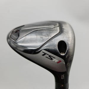 2023 TITLEIST TSR1 3 WOOD 15* STIFF HZRDUS CB 60G GOOD