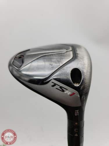 2023 TITLEIST TSR1 3 WOOD 15* STIFF HZRDUS CB 60G GOOD