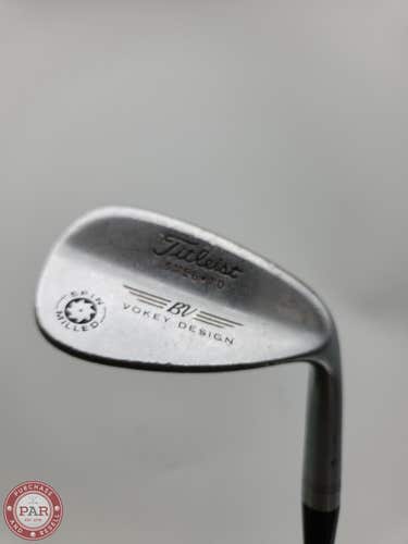2009 TITLEIST VOKEY SPIN MILLED CHROME WEDGE 56*/10 STIFF STEEL SHAFT 35" FAIR