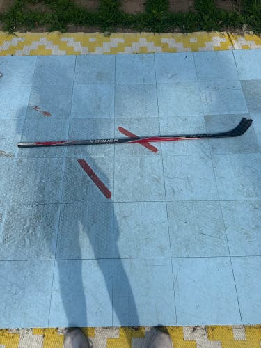 BROKEN custom Intermediate Bauer Vapor Flylite Left Hand Hockey Stick P92 65 Flex Pro Stock (Used)