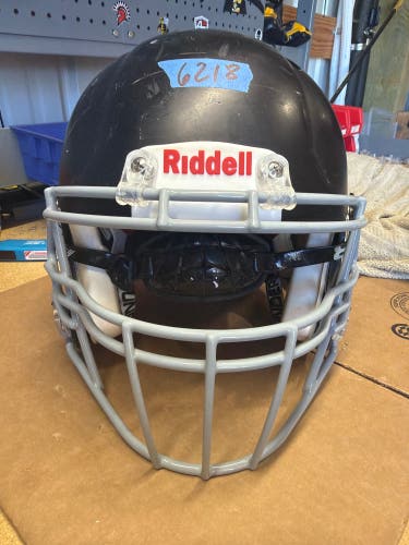 USED RIDDELL SPEED ICON ADULT HELMET - MEDIUM - FLAT BLACK