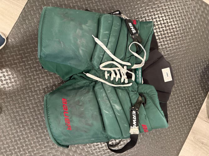 Senior XL Bauer Pro Hockey Goalie Pants Pro Stock (Used)