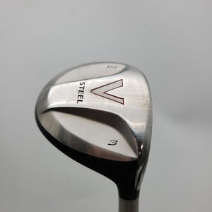 2001 TAYLORMADE V STEEL 3 WOOD 15* REG MAS 2 GOOD
