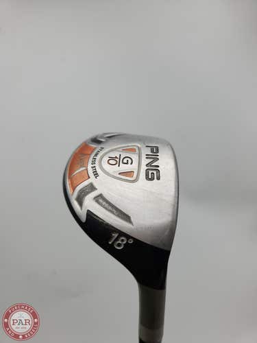 2007 PING G10 3 HYBRID 18* STIFF TFC 129 GOOD