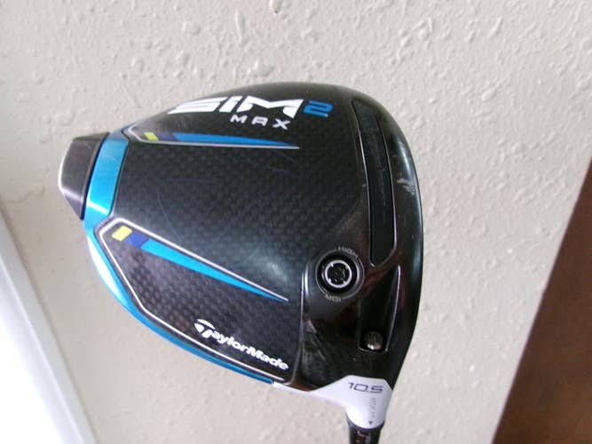 TAYLORMADE SIM2 MAX DRIVER 10.5* W/FUJIKURA VENTUS 5-R FLEX GRAPHITE RH