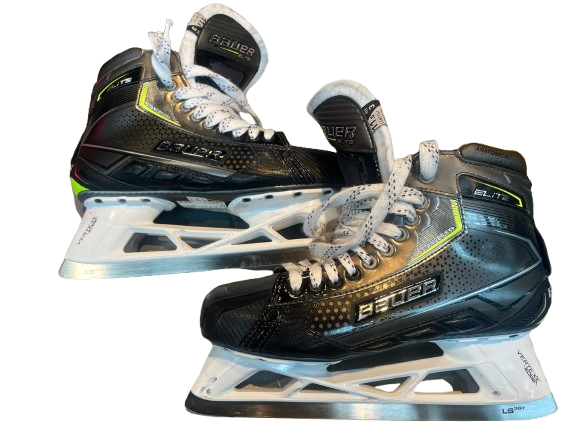 Used Bauer ELITE Senior Goalie Skate Black Senior 11.5 11698-S000253551
