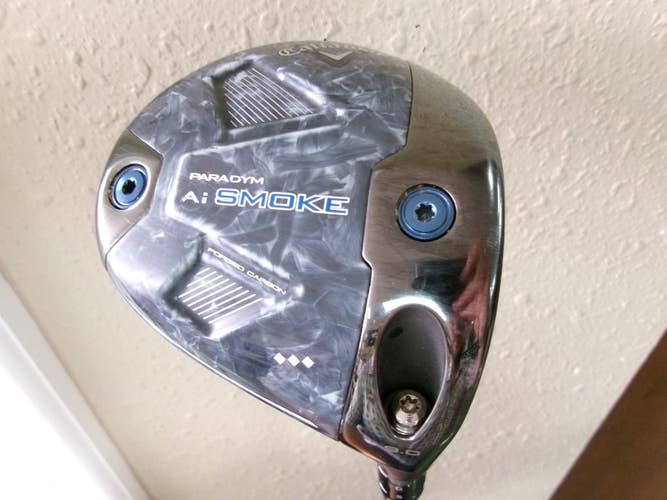 CALLAWAY PARADYM AI SMOKE TRIPLE DIAMOND DRIVER 9* W/TENSEI BLUE 65 S-FLEX RH