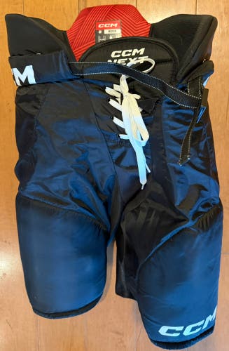 CCM NEXT Senior Medium Hockey Pants Black - Mint Condition
