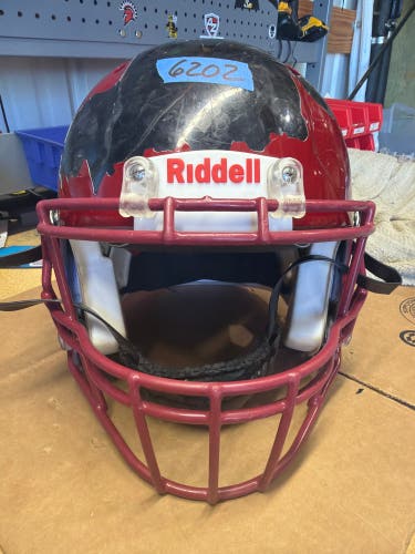 USED RIDDELL SPEED ICON ADULT HELMET - MEDIUM - PEARL CARDINAL