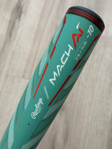 2024 Rawlings Mach AI Alloy USSSA Bat (-10) 17 oz 27"