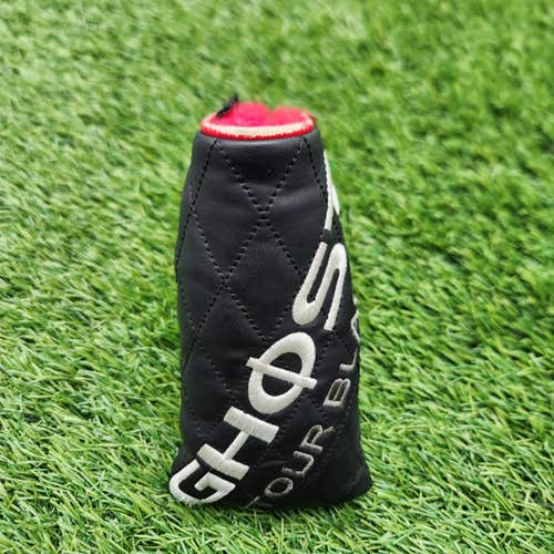 TAYLORMADE GHOST TOUR BLACK BLADE PUTTER HEADCOVER VERYGOOD