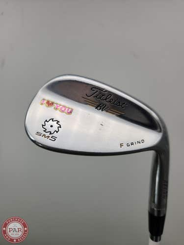 2014 TITLEIST VOKEY SM5 CHROME WEDGE 52*/8F STIFF NSPRO MODUS3 35" DEMO