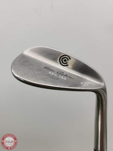 CLEVELAND 588 TOUR CHROME WEDGE 58* REG STEEL 35" GOOD