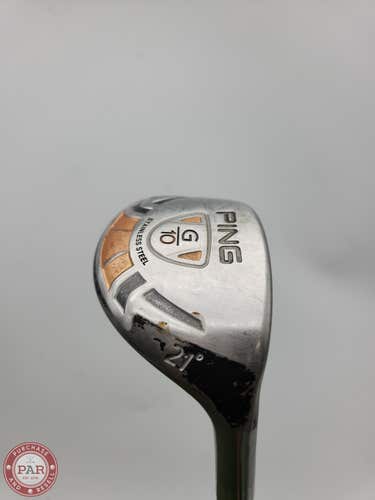 2007 PING G10 4 HYBRID 21* STIFF TFC 129 GOOD