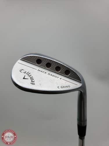 2018 CALLAWAY MACK DADDY 4 PLATINUM CHROME WEDGE 58*/8 STIFF TT DYNAGOLD TOUR IS