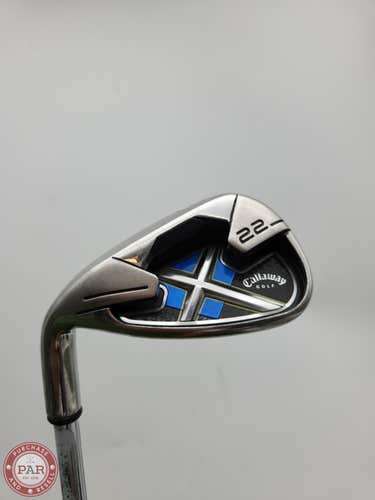 LEFTY 2008 CALLAWAY X22 9 IRON UNIFLEX TT 35.75" GOOD