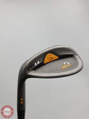 LEFTY 2007 CLEVELAND CG14 BLACK PEARL WEDGE 56*/14 WEDGEFLEX TRACTION 35.25" GOO