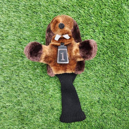 VINTAGE GOPHER DRIVER HEADCOVER VERYGOOD