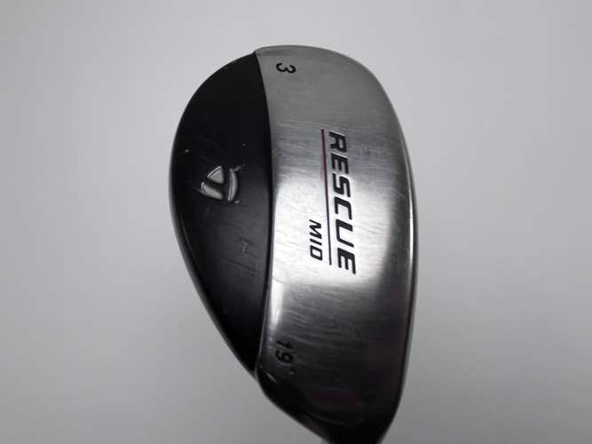 TaylorMade Rescue Mid 3 Hybrid 19* UG65 Stiff Graphite Mens RH