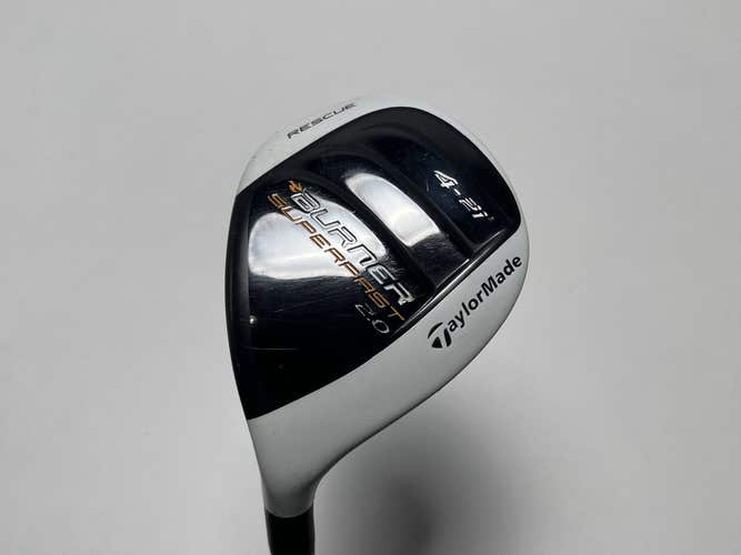 TaylorMade Burner Superfast 2.0 4 Hybrid 21* REAX 60g Regular LH Oversize Grip