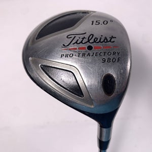 Titleist 980 F 3 Fairway Wood 15* DG S300 Stiff Steel Mens RH