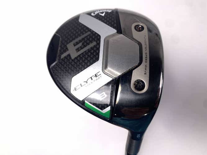 Callaway Elyte Max Fast 3 Fairway Wood 16*  Vanquish 4 R2 Senior RH
