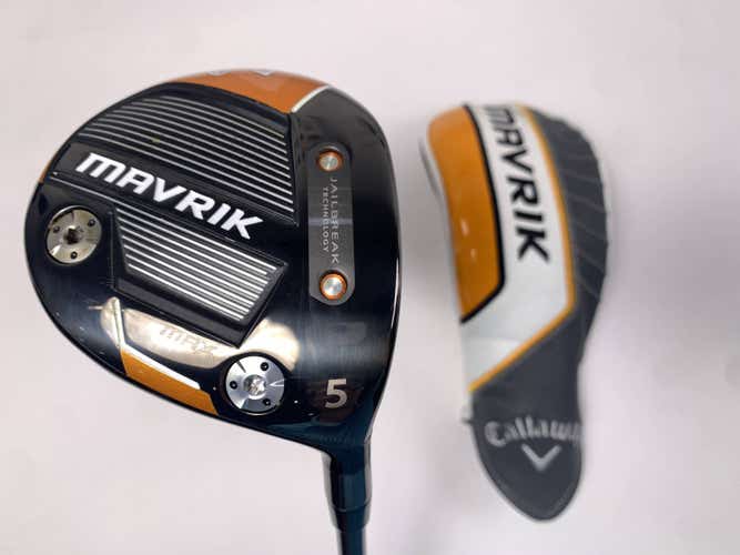 Callaway Mavrik Max 5 Fairway Wood 18* Even Flow Riptide 6.0 60g Stiff RH HC