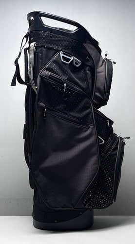Sun Mountain Diva Ladies Cart Bag Black 14-Way Divide Single Strap Golf Bag