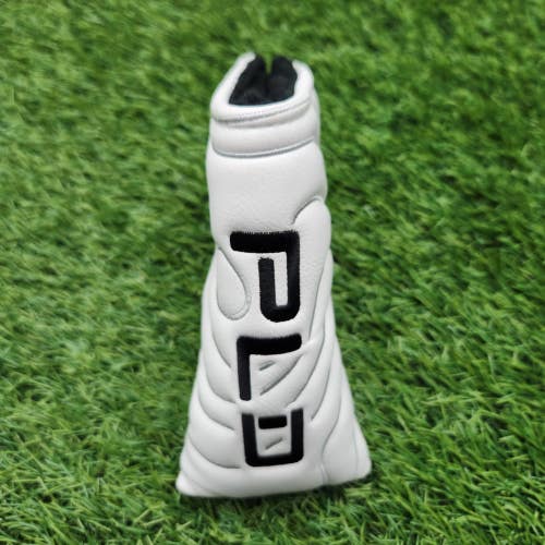 PING PLD WHITE BLADE PUTTER HEADCOVER VERYGOOD