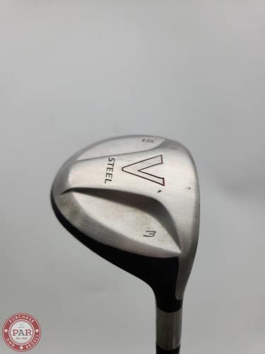 2001 TAYLORMADE V STEEL 3 WOOD 15* STIFF ALDILA NV 65 GOOD