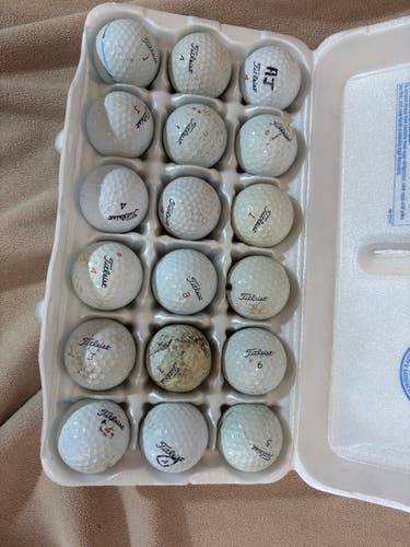 Titleist Balls 18 Pack (Used)