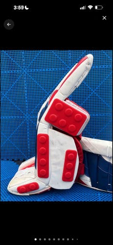 Goalie Sliders - Junior RED