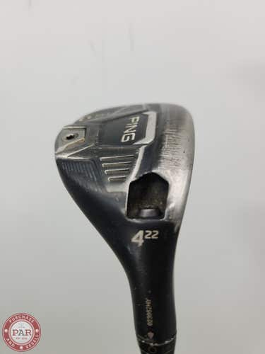 2021 PING G425 4 HYBRID 22* STIFF FUJI ATMOS HB BLUE TOUR SPEC 85 GOOD