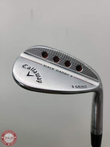 2018 CALLAWAY MACK DADDY 4 PLATINUM CHROME WEDGE 56*/10S STIFF TT DYNAGOLD TOUR